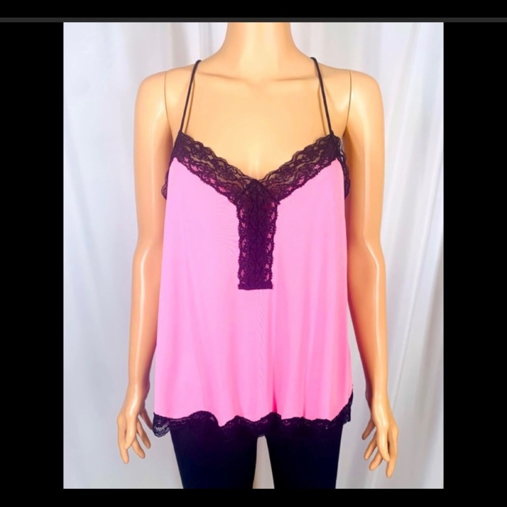 Express Racerback Lace Front Cami